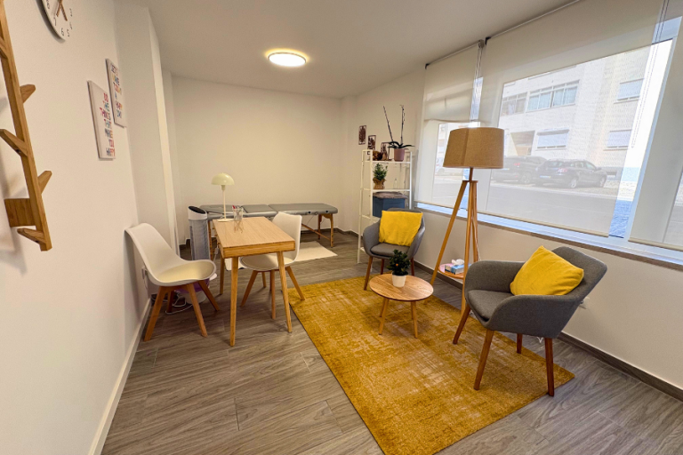 Marquesa montada na Sala 4 do Espaço Dreamers, para terapias corporais